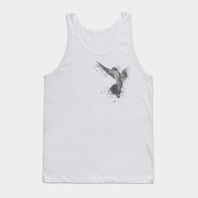 Hummingbird graphic Tank Top by HammerPenStudio